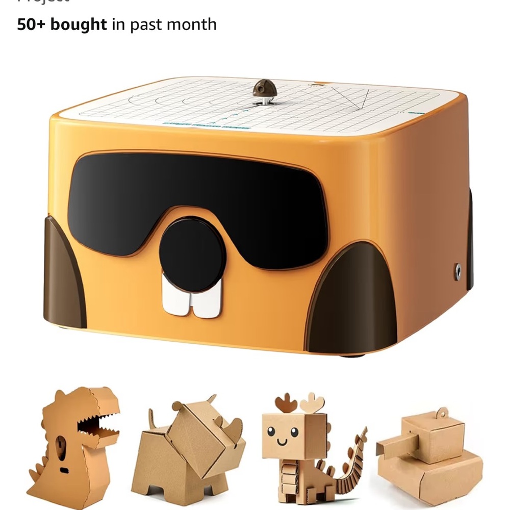 Beaverbot craft cutting construction paper